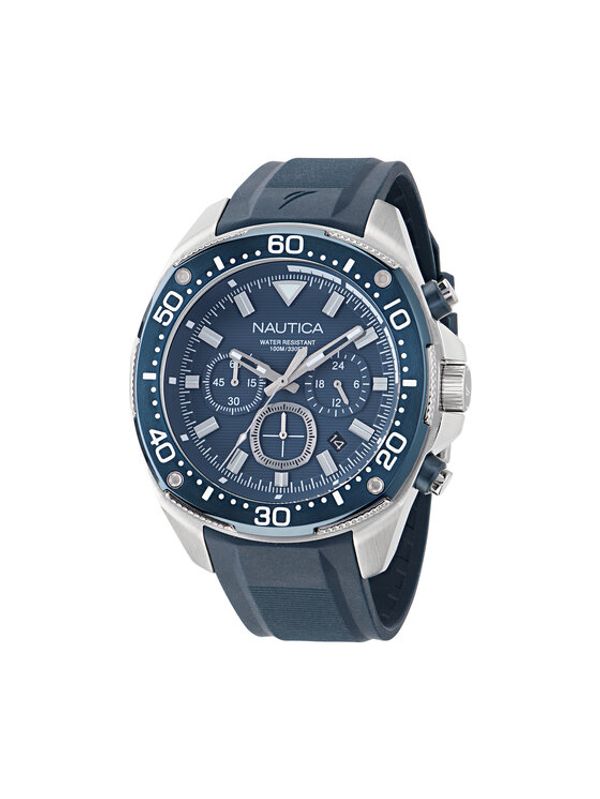 Nautica Nautica Ročna ura Bluesail Chronograph NAPBSF403 Modra