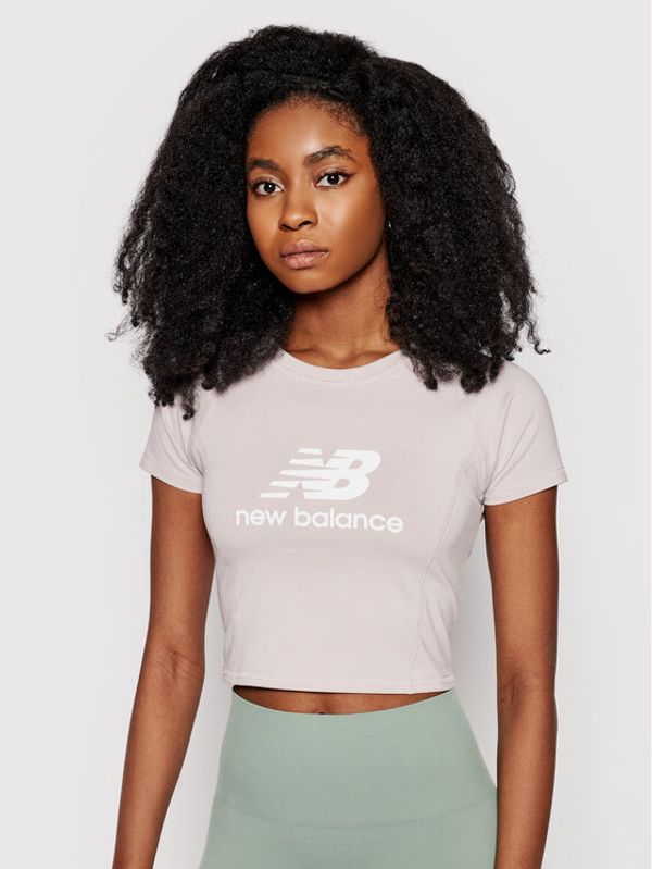 New Balance New Balance Majica Athletics Podium WT03503 Roza Fitted Fit