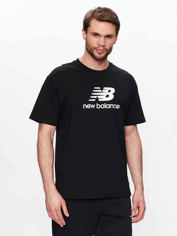 New Balance New Balance Majica MT31541 Črna Relaxed Fit