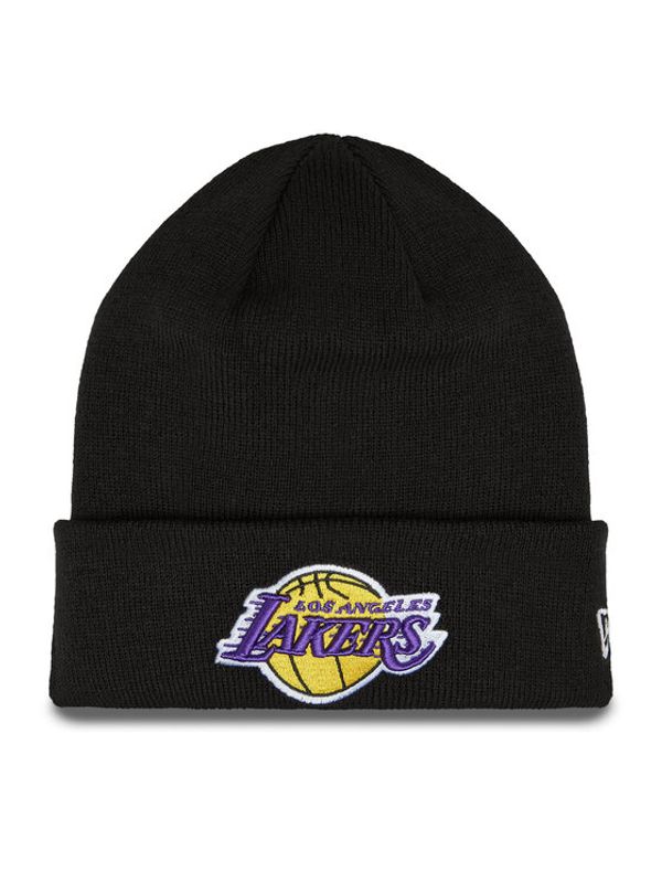 New Era New Era Kapa Essential Cuff Beanie Los Angeles Lakers Hat 60348856 Črna