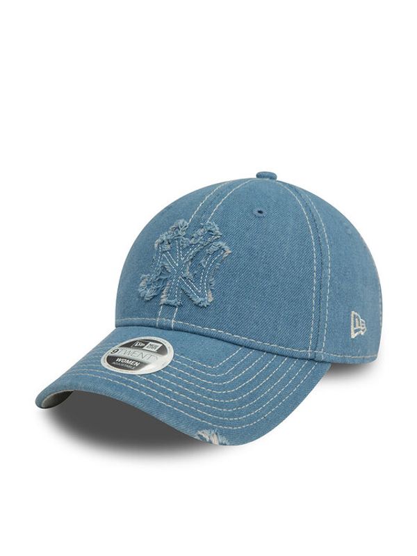 New Era New Era Kapa s šiltom Denim Distress 60565485 Modra