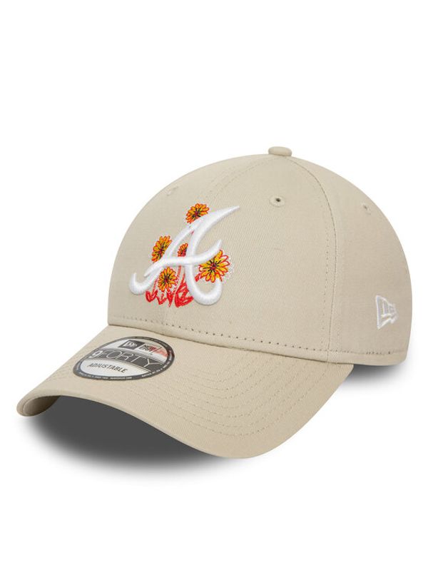 New Era New Era Kapa s šiltom Flower Icon 940 Braves 60435112 Bež