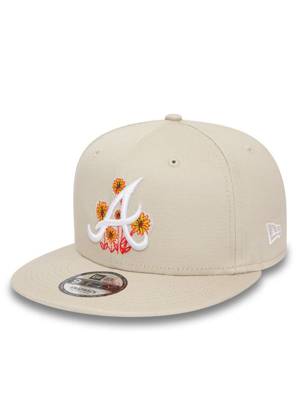 New Era New Era Kapa s šiltom Flower Icon 950 Braves 60435106 Bež