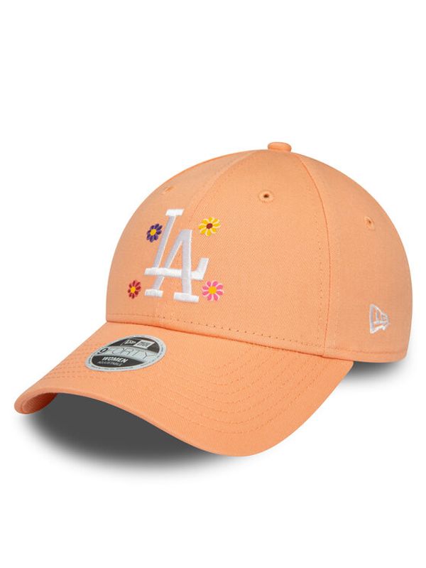 New Era New Era Kapa s šiltom Wmns Flower 940 La Dodgers 60435013 Oranžna