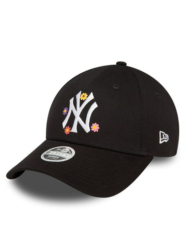 New Era New Era Kapa s šiltom Wmns Flower 940 Nyy 60435014 Črna