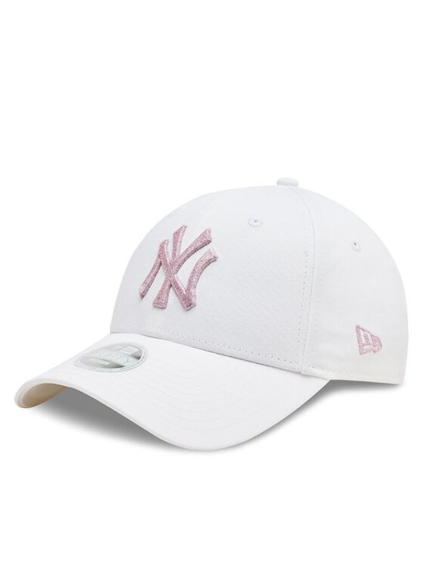 New Era New Era Kapa s šiltom Wmns Metallic Logo 940 Nyy 60435261 Bela