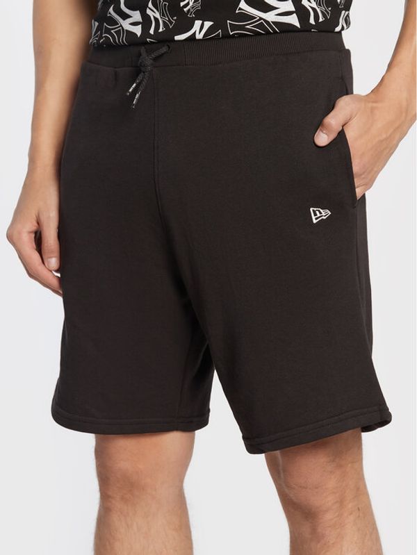 New Era New Era Športne kratke hlače Essentials 12893072 Črna Regular Fit