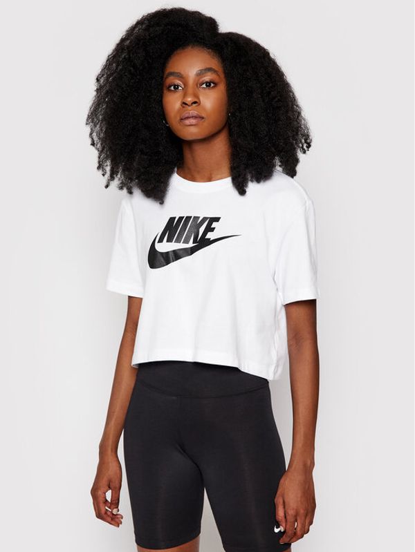 Nike Nike Majica Sportswear Essential BV6175 Bela Loose Fit