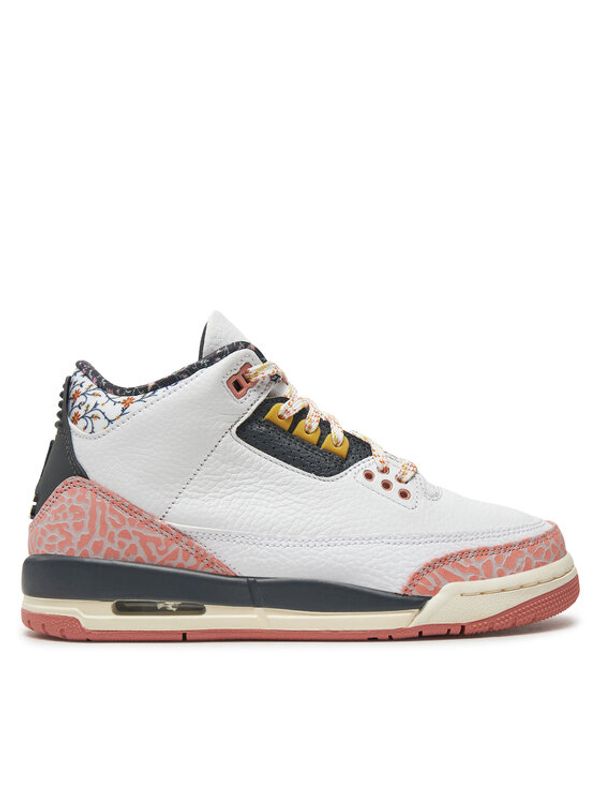 Nike Nike Superge Air Jordan 3 Retro (GS) 441140 100 Bela