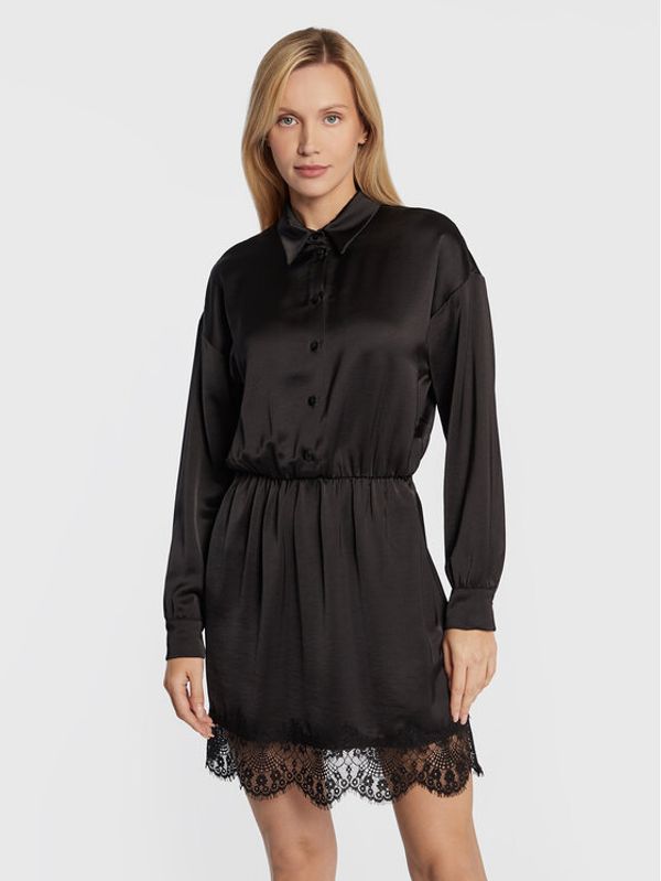 Nissa Nissa Vsakodnevna obleka RC13336 Črna Regular Fit