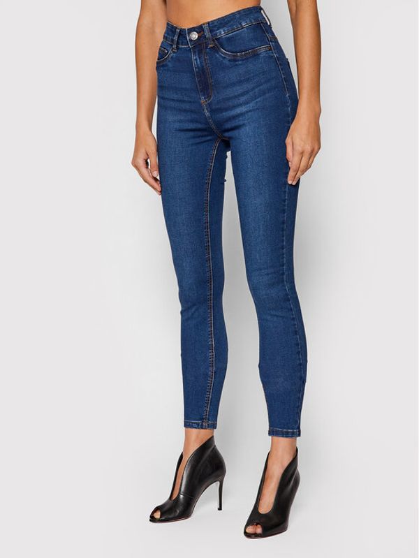 Noisy May Noisy May Jeans hlače Callie 27007979 Mornarsko modra Skinny Fit