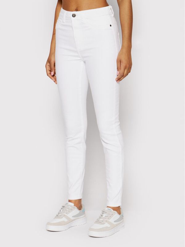 Noisy May Noisy May Jeans hlače Callie 27015706 Bela Skinny Fit