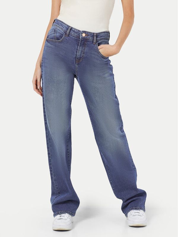 Noisy May Noisy May Jeans hlače Yolanda 27025067 Modra Wide Leg