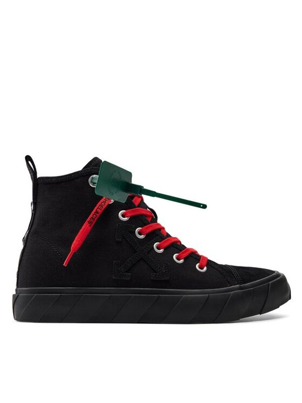 Off-White Off-White Modne superge Mid Top Vulcanized Canvas IA119S22LEA0011010 Črna