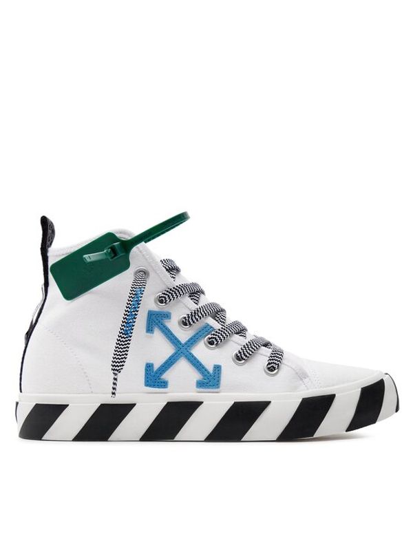 Off-White Off-White Superge Mid Top Vulcanized Canvas OMIA119S22FAB0010145 Bela