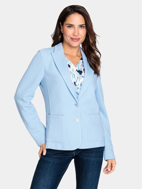 Olsen Olsen Suknjič 15001367 Svetlo modra Regular Fit