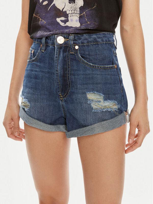 One Teaspoon One Teaspoon Jeans kratke hlače Bandits 26275 Modra Relaxed Fit