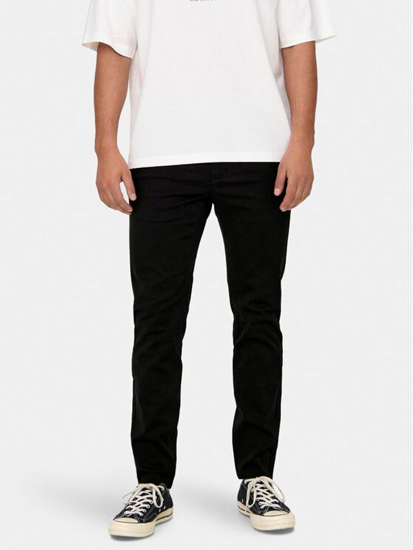 Only & Sons Only & Sons Chino hlače Mark Luca 22028144 Črna Slim Fit