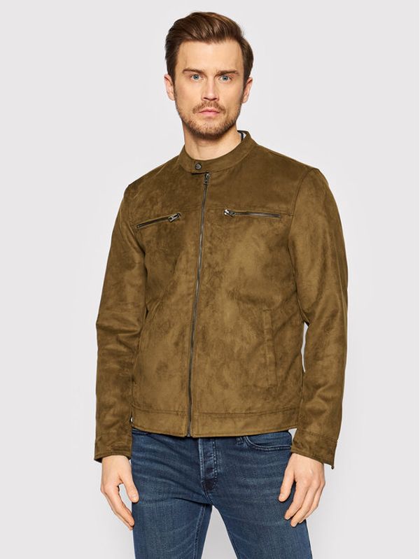 Only & Sons Only & Sons Jakna iz umetnega usnja Willow 22021446 Rjava Regular Fit