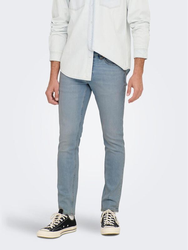 Only & Sons Only & Sons Jeans hlače Loom 22024924 Modra Slim Fit