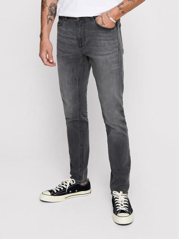 Only & Sons Only & Sons Jeans hlače Warp 22012051 Siva Skinny Fit