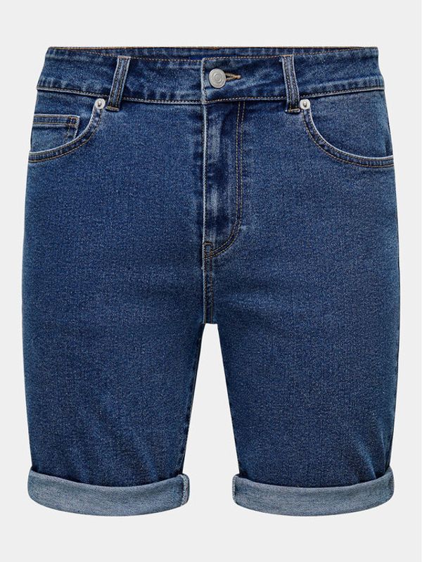 Only & Sons Only & Sons Jeans kratke hlače Ply 22029039 Modra Regular Fit