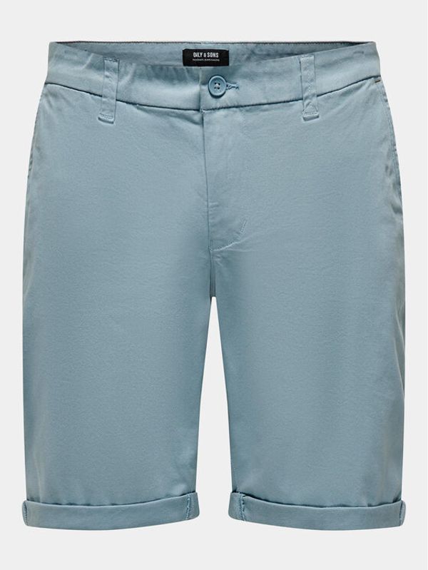 Only & Sons Only & Sons Kratke hlače iz tkanine Peter 22027905 Modra Regular Fit