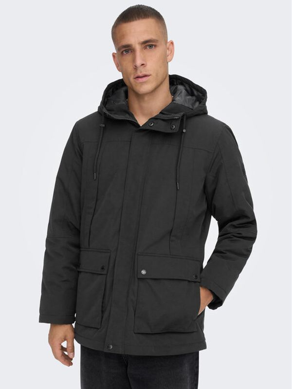 Only & Sons Only & Sons Parka Jayden 22022654 Črna Regular Fit