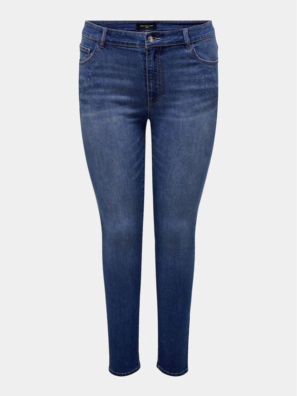 ONLY Carmakoma ONLY Carmakoma Jeans hlače Kate 15309057 Modra Skinny Fit
