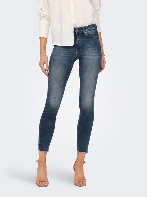 ONLY ONLY Jeans hlače 15216970 Modra Skinny Fit