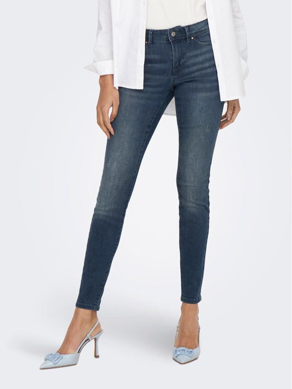 ONLY ONLY Jeans hlače 15233288 Modra Skinny Fit