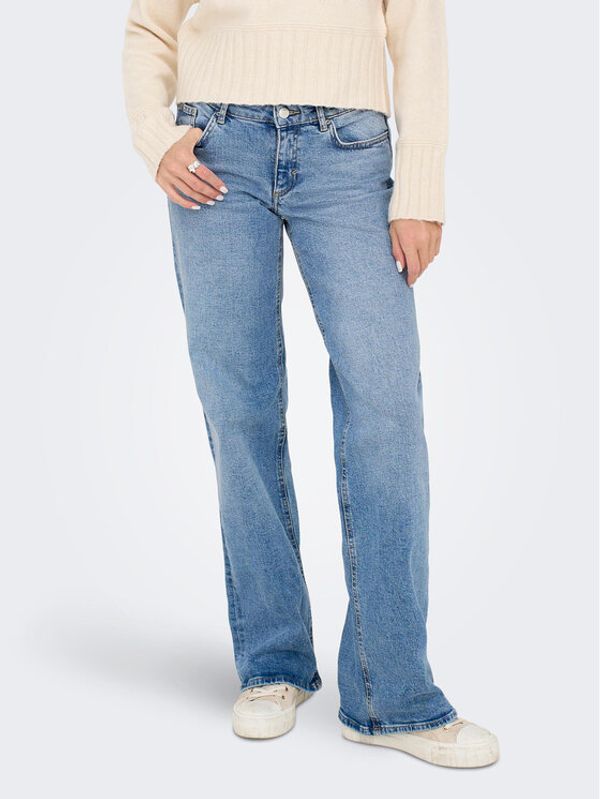ONLY ONLY Jeans hlače 15280466 Modra Wide Leg