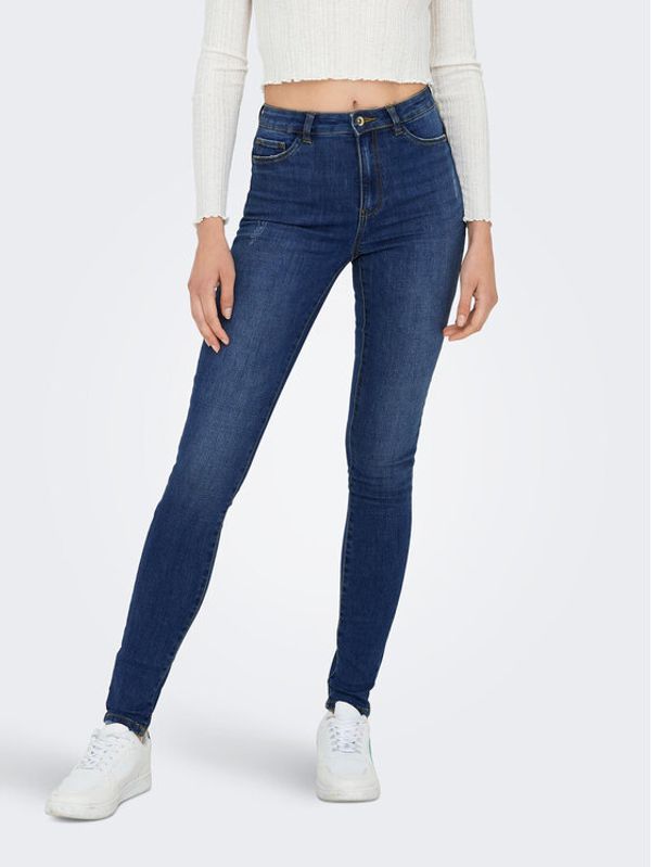 ONLY ONLY Jeans hlače 15292693 Modra Skinny Fit