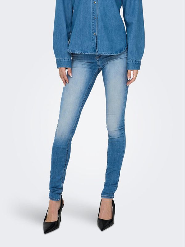 ONLY ONLY Jeans hlače 15300068 Modra Skinny Fit