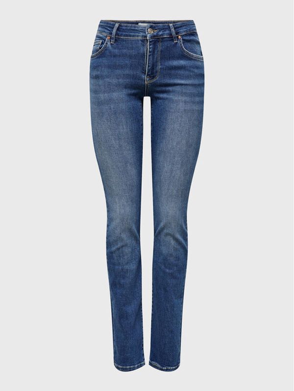 ONLY ONLY Jeans hlače Alicia 15252212 Modra Straight Fit