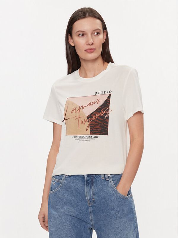 ONLY ONLY Majica 15307292 Bela Regular Fit