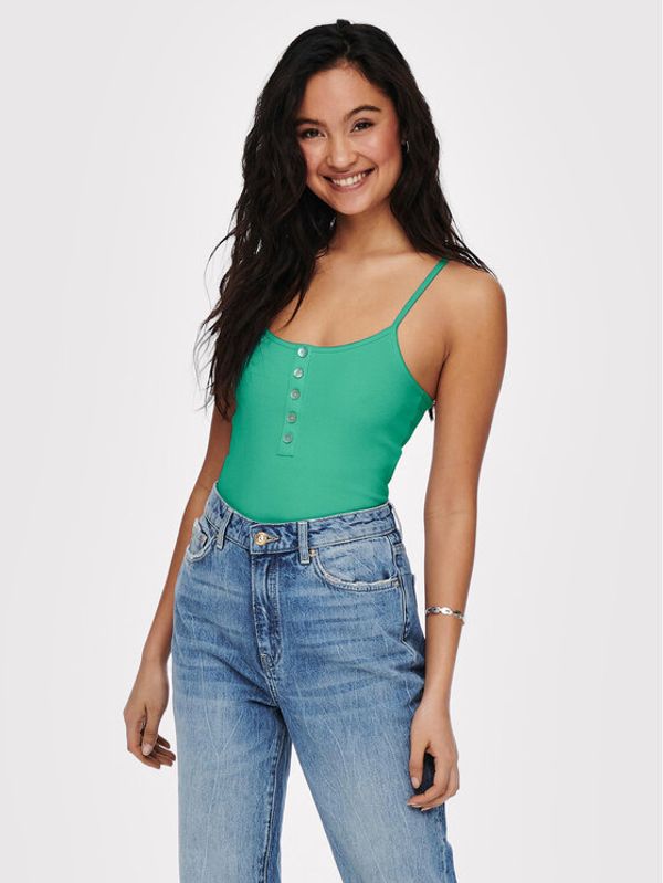 ONLY ONLY Top Nessa 15231169 Zelena Slim Fit