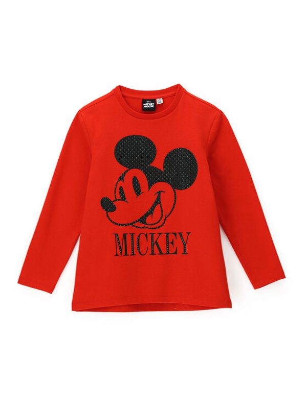 Original Marines Original Marines Bluza MICKEY MOUSE DCAV3521F Rdeča Regular Fit