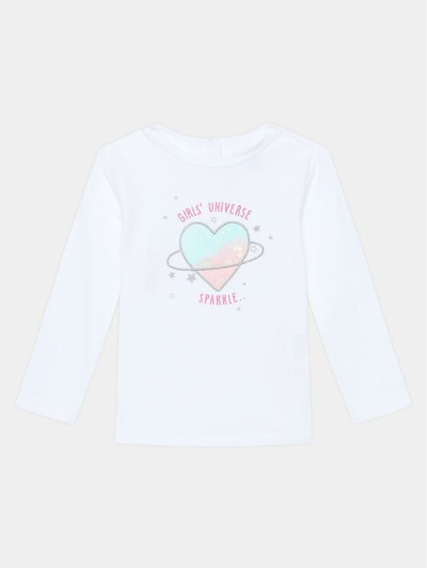 OVS OVS Bluza 1823655 Bela Regular Fit