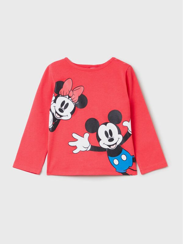 OVS OVS Bluza DISNEY 1617101 Rdeča Regular Fit