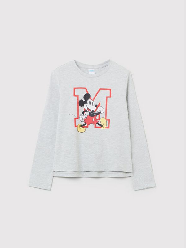 OVS OVS Bluza MICKEY & FRIENDS 1433576 Siva Regular Fit