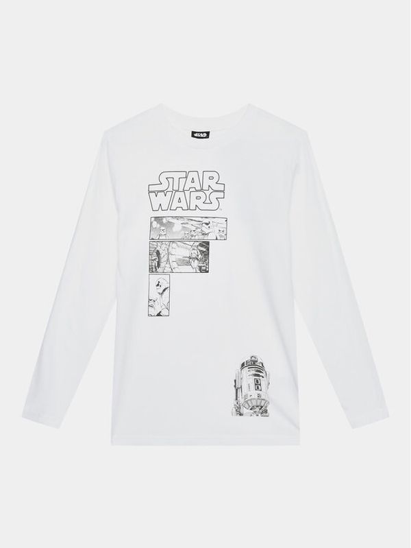 OVS OVS Bluza STAR WARS 1891928 Bela Regular Fit