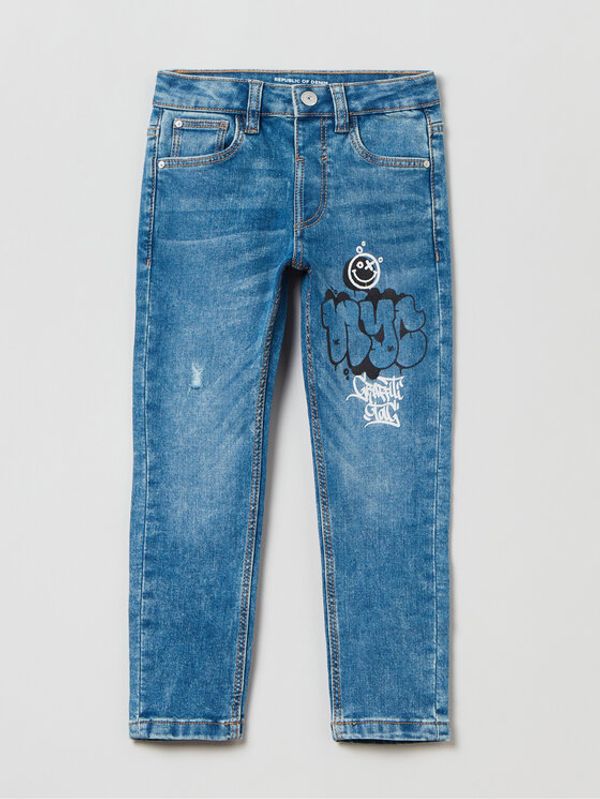 OVS OVS Jeans hlače 1816009 Modra Slim Fit