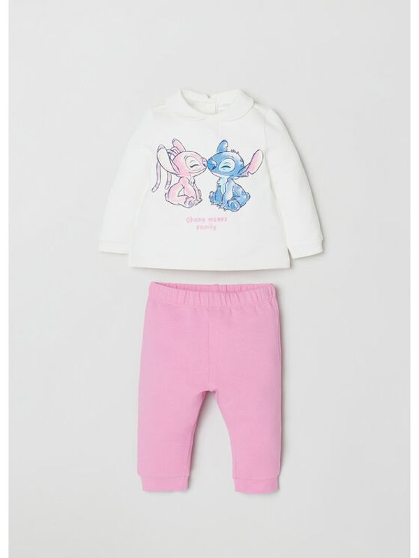 OVS OVS Komplet bluza in hlače DISNEY 1615074 Roza Regular Fit