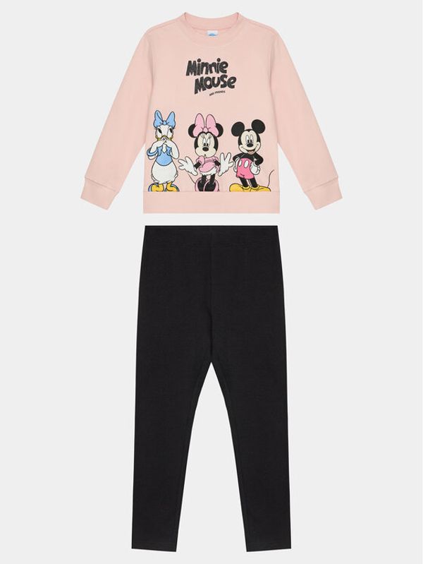 OVS OVS Komplet jopica in legice DISNEY 1902626 Roza Regular Fit