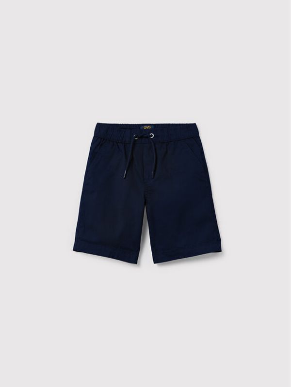 OVS OVS Kratke hlače iz tkanine 1482177 Mornarsko modra Regular Fit