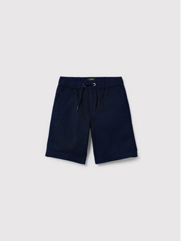 OVS OVS Kratke hlače iz tkanine 1482177 Mornarsko modra Regular Fit