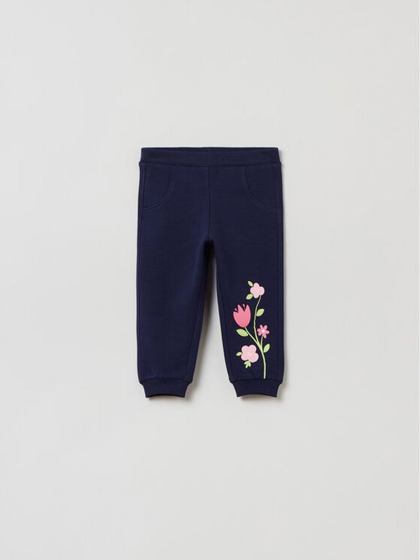 OVS OVS Spodnji del trenirke 1621670 Mornarsko modra Regular Fit