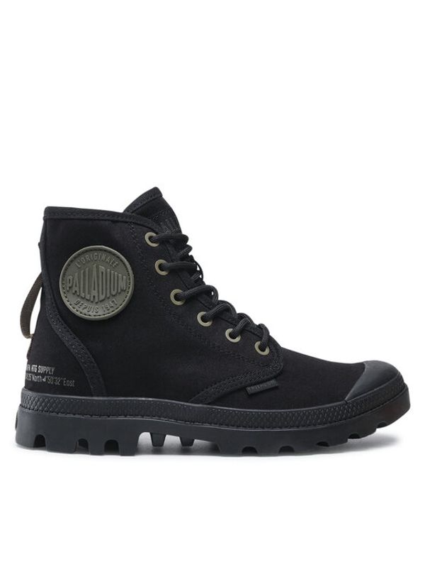 Palladium Palladium Pohodni čevlji Pampa Hi Htg Supply 77356-001-M Črna