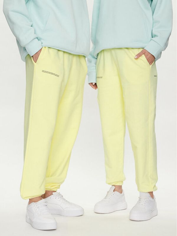 Pangaia Pangaia Spodnji del trenirke Archive Recycrom Rumena Loose Fit